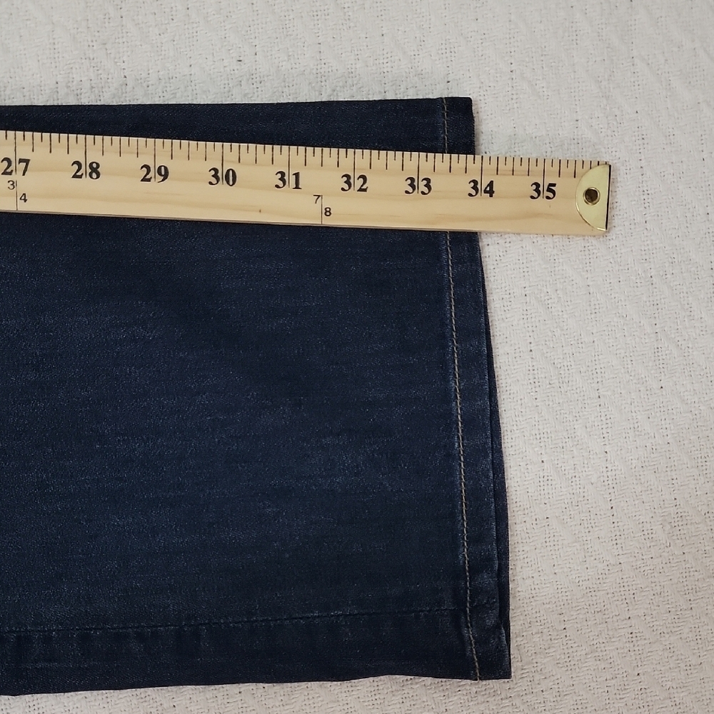 David Kahn Dark Indigo  Boot Cut Jeans Size 8 - Picture 6 of 8